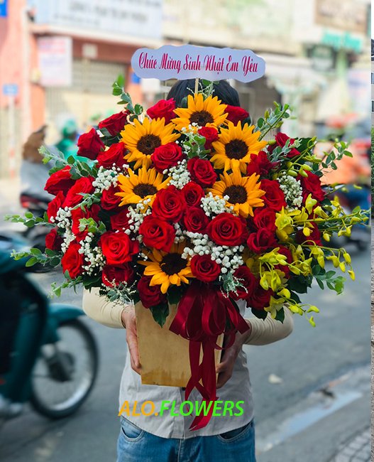 Giỏ Hoa Tặng Người Thương