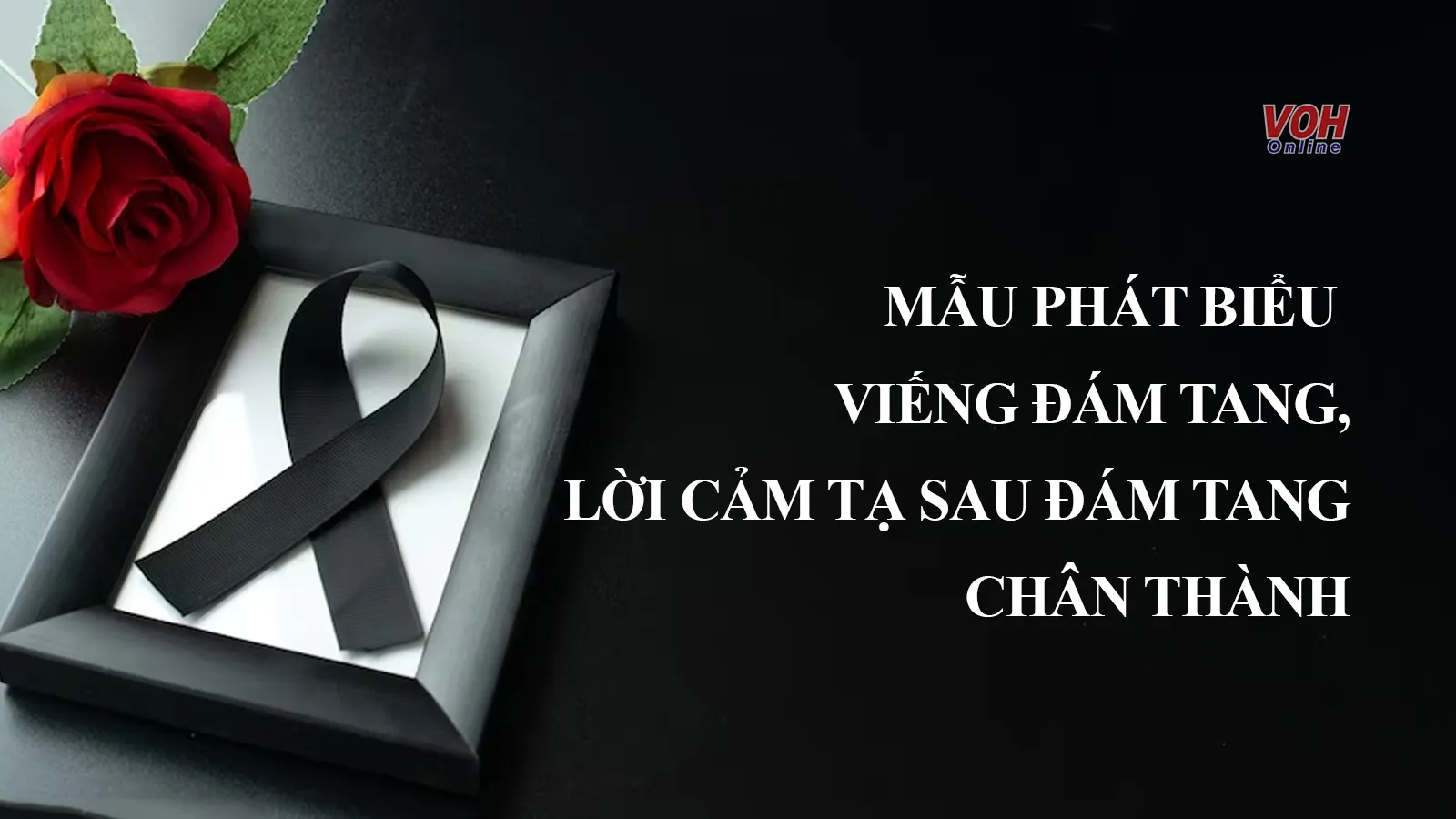 Cách viết lời cảm ơn sau đám tang