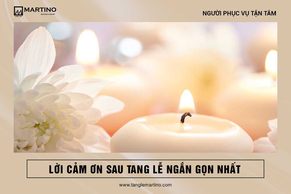 Lời cảm ơn sau đám tang