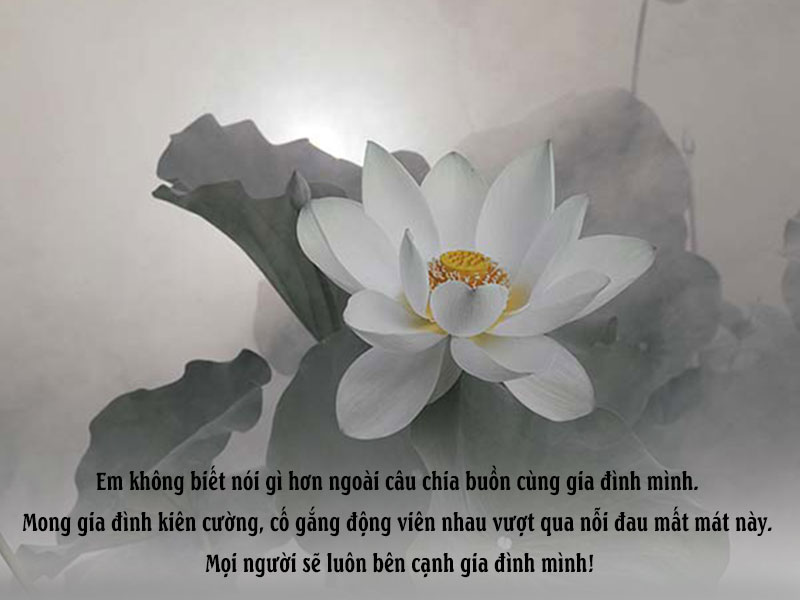 Lời cảm ơn sau đám tang trên facebook