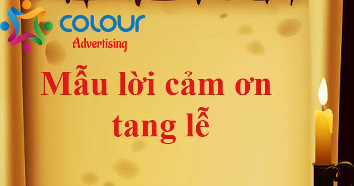 Lời cảm ơn sau đám tang trên facebook