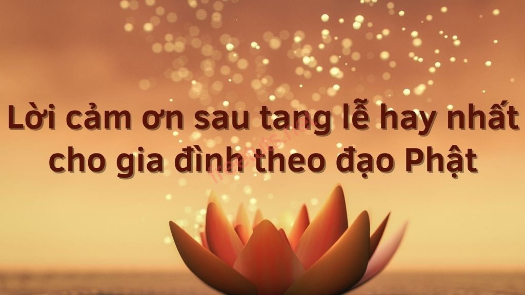 Lời cảm ơn sau đám tang trên facebook