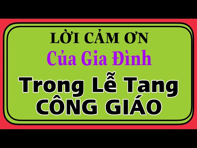 Lời chia buồn của người công giáo - Sự an ủi và hy vọng trong nỗi đau