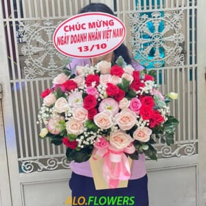 GIỎ HOA MỪNG NGÀY DOANH NHÂN