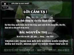 Lời Cảm Ơn Sau Đám Tang Ngắn Gọn 